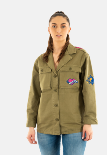 Blousons et vestes freeman t. porter venty summer patches co27-p f760 light khaki