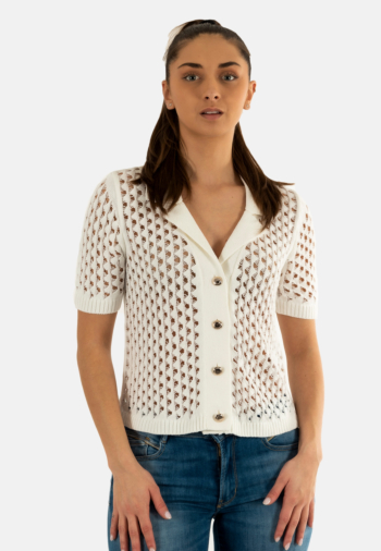 Gilets cardigans morgan 251-mlou off white