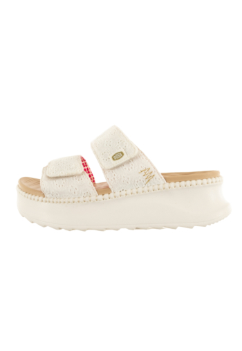 Sandales - nu-pieds hey dude delray slide eyelet 100 white