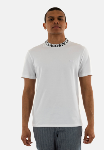 Tee shirt lacoste th9582 001 blanc