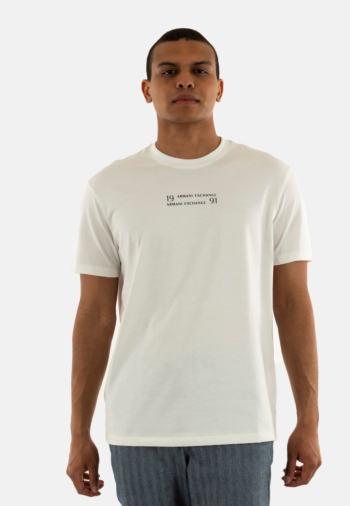 Tee shirt armani exchange xm000539 u0009 off white