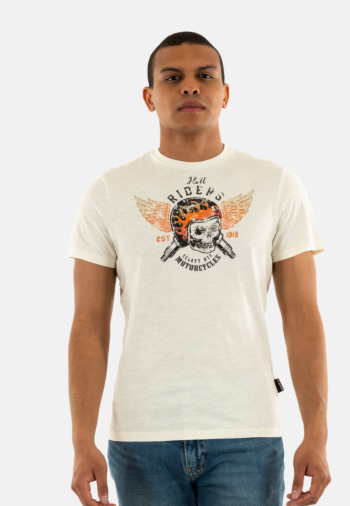 Tee shirt schott tsbedford off white