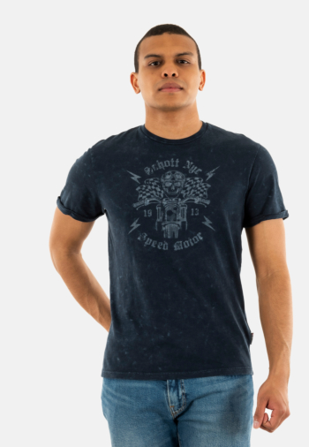 Tee shirt schott tskeller navy