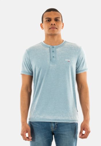 Tee shirt schott strike2 azur