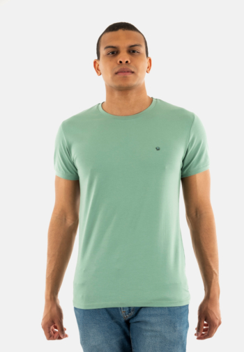 Tee shirt Benson & Cherry twist vert d'eau