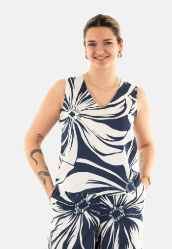 Debardeurs only milly pageant blue miley mega flower