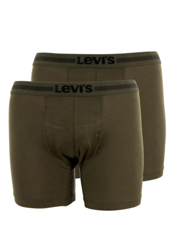 Calecons et slips levi's® tencel boxer brief 2p 004 khaki