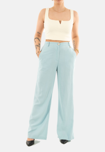 Pantalons yes zee p347 v600 0718 azzurro marino