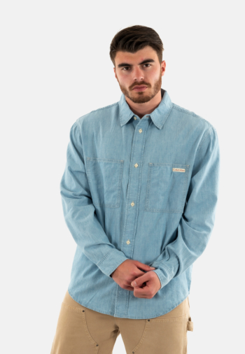 Chemise calvin klein jeans easy chambray 1aa denim light