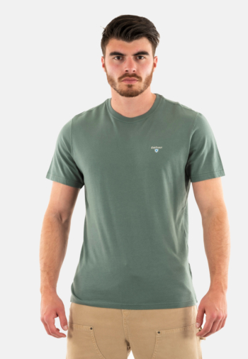 Tee shirt barbour tartan sports te31 vintage teal/north shore