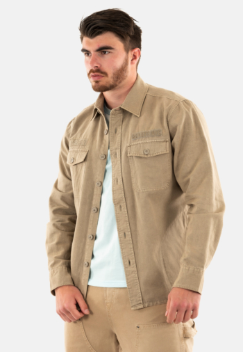Chemise schott shstantonml taupe