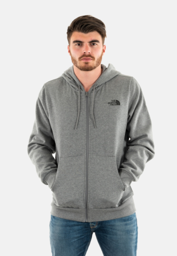 Sweat the north face simple dome full zip dyy tnfmediumgryhtr