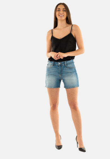 Short bermuda Le Temps Des Cerises muda 3001 blue