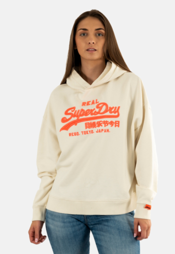 Sweat superdry vl neon relaxed 22c cream