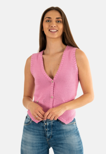 Gilets cardigans morgan 251-mgilet rose