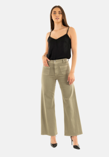 Jeans please p0r5 3649 nuovo kaki