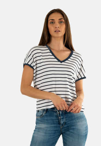 Tee shirt please t0jy 21360 bianco/blue