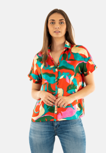 Chemisier manches courtes morgan 251-crou.f multico