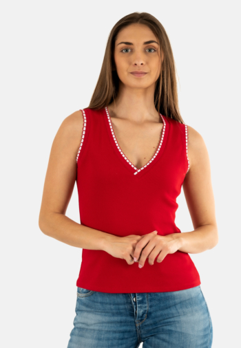 Debardeurs morgan 251-dalba rouge