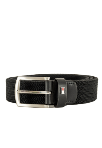 Ceinture tommy jeans denton elastic 3.5 bds black
