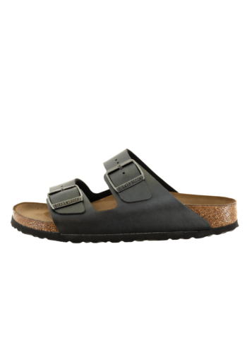 Sandales - nu-pieds birkenstock arizona bf narrow 00113 -  metallic black