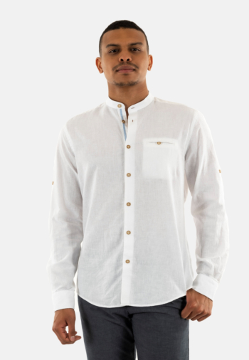 Chemise Benson & Cherry lattice blanc