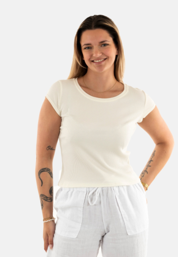 Tee shirt banana moon amaria mgc11 ecru