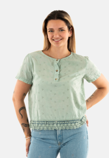 Polos banana moon flowerlace miy27 amande