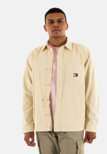 Chemise tommy jeans brick cord overs ach desert sand dune