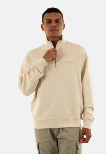 Sweat tommy jeans rlx waffle scrip ach desert sand dune