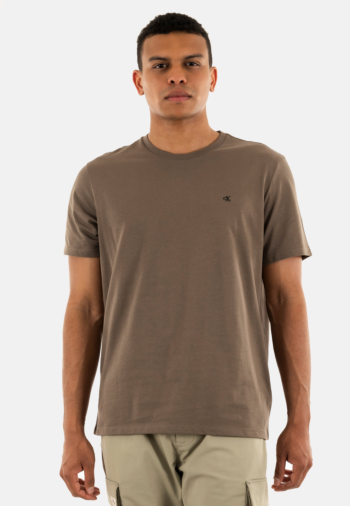 Tee shirt calvin klein jeans smooth cttn solid pdk morel