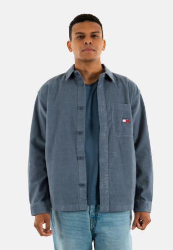 Chemise tommy jeans brick cord overs po6 blue moment