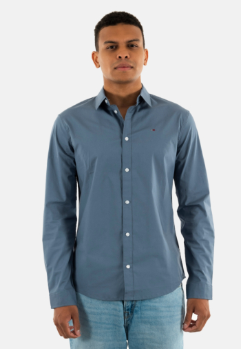 Chemise tommy jeans dm0dm04405 po6 blue moment