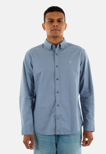 Chemise calvin klein jeans solid oxford clas tmp tempest