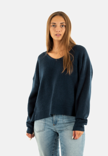 Pull hiver superdry brushed os v 4qv richest navy twist