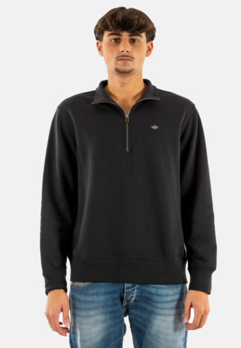 Sweat dockers quarter zip 0005 beautiful black