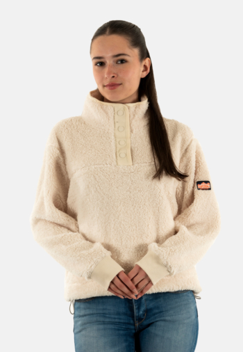 Sweat superdry super soft henley 3ku rice white