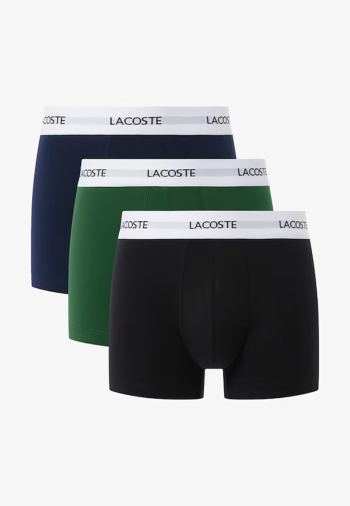 Calecons et slips lacoste 5h5150 ein noir/vert-marine
