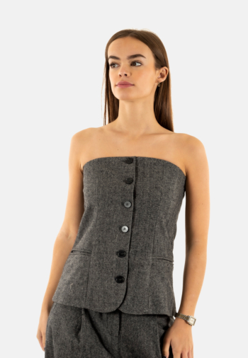 Chemisier grace & mila tandem anthracite