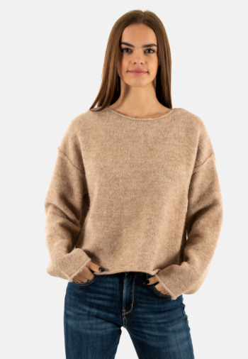 Pull hiver grace & mila tamino taupe