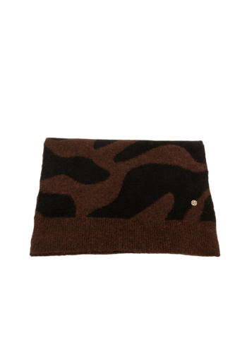Echarpe salsa animal print 920 medium brown