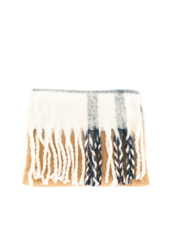 Echarpe barbour isla tartan boucle scarf br51 hessian tartan