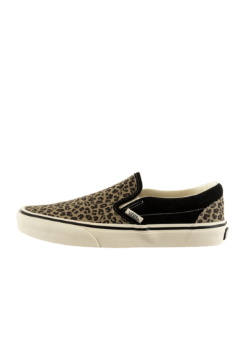 Baskets basses vans classic slip-on black/leopard yy61