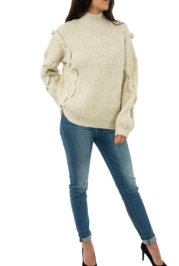 Pull hiver Veromoda 10221284 berko oatmeal