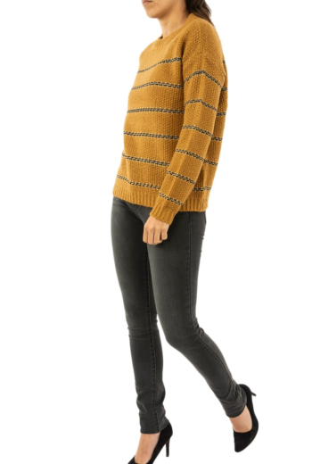 Pull hiver Veromoda 10222585 jayden tobacco brown