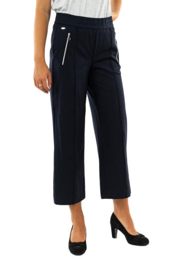 pantalons street one ltd qr emee zip wide leg 11238 deep blue