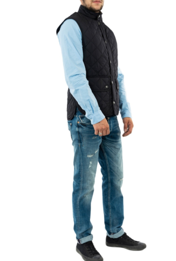 Gilets ss manche barbour mgi0042 ny71 navy