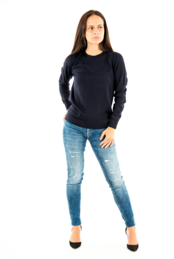 pull hiver ellemme italia 1501 bleu
