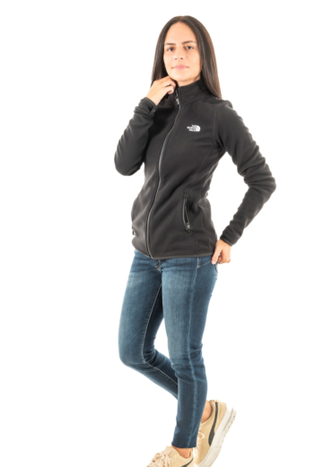 Sweat the north face women’s 100 glacier fz jk31 black