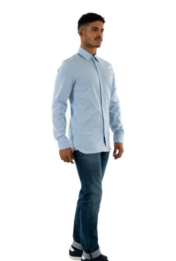 Chemise lacoste ch0198 f6z blanc/panorama